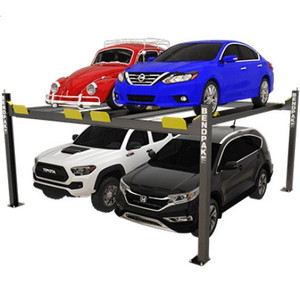 BendPak HD-9SW-E 2026 Extra Ancho, 9,000 Lb. Elevador de Autos de Acero, Nuevo Sistema de Estacionamiento Gris para Exteriores, para Estacionamientos y Cocheras - Product Image 1