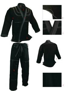 Kimono de BJJ MMA unisexe en coton, tendance, léger, respirant, avec logo personnalisé, tissage perlé - Product Image 6