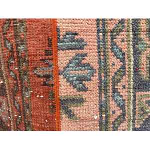 2x8.3 ft Vintage Turkish Rug, <b>Runner</b> Rug, <b>Red</b> Wool Rug - Product Image 5
