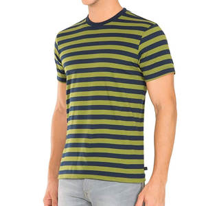 Camiseta informal para hombre de alta calidad al mejor precio, tejido de punto transpirable con logotipo personalizado, patrón sólido - Product Image 2