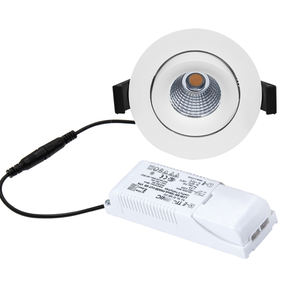 COB 통 IC 정격 안티 눈부심 천장 스포트라이트 개브 달리 디 밍이 가능 <span class=keywords><strong>Led</strong></span> 통 <span class=keywords><strong>180</strong></span> 도 조정 매입형 10W 통 - Product Image 4