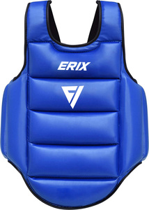 Reversible Taekwondo Chest Guard PU Leather Body Protector for Martial Arts Sparring & <b>Training</b> - Product Image 4