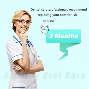 Wholesale US DuPont Bristle Medium Round <b>Toothbrush</b> <b>Head</b> Refills for Household Use Electric <b>Toothbrush</b> <b>Heads</b> OEM Factory - Product Image 5