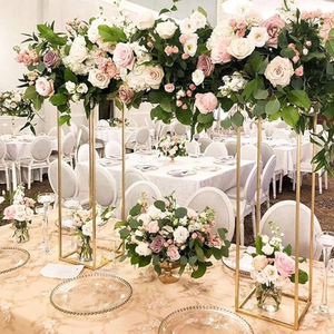 Otros centros de mesa de boda y decoraciones de mesa Soporte de pastel de metal Soporte de exhibición de flores de metal Decoración de eventos Telones de fondo al aire libre - Product Image 5