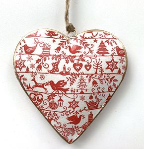 Best Quality Heart Shaped Love Beloved Hanging <b>Ornament</b> for Girl Gift Wedding Decoration Christmas Hanging for Luxury Theme - Product Image 3