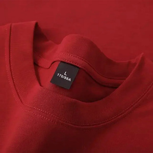 เสื้อยืดสำหรับผู้ชายเสื้อยืดไหล่ปล่อยทำจากผ้าฝ้าย100% เสื้อโอเวอร์ไซส์ซักหินออกแบบได้เอง - Product Image 1