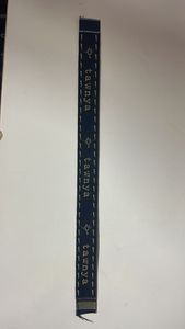 Rubans en organza 100% coton à face unique avec logo brodé personnalisé pour l'emballage de cadeaux et les promotions - Product Image 2