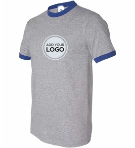 T-shirt de sonnerie avec logo personnalisé, T-shirt brodé sur mesure Chemise avec logo brodé T-shirt avec logo personnalisé, T-shirt brodé avec logo - Product Image 5