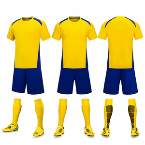 Conjunto de Uniforme de Fútbol Personalizado 100% Poliéster Unisex, Uniforme de Fútbol de Fábrica, Impresión Digital, Ropa de Verano, Cuello en V, Manga Corta, Secado Rápido - Product Image 6