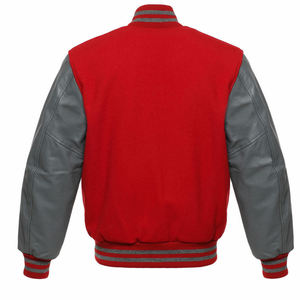 Veste universitaire classique coupe universitaire de baseball OEM Logo personnalisé Vêtements d'extérieur de qualité supérieure Streetwear Blouson bombardier pour hommes - Product Image 4