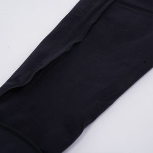 Pantalones deportivos negros para hombre, corte ajustado, pantalones atléticos de mezcla de algodón suave, ropa de gimnasio, pantalones de entrenamiento casuales, diseño de cintura elástica - Product Image 5