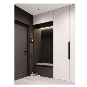 ตู้เก็บของไม้สไตล์ฝรั่งเศส พร้อมที่เก็บรองเท้ากันน้ำและตู้เสื้อผ้า รับประกัน 5 ปี จากเวียดนาม - Product Image 6