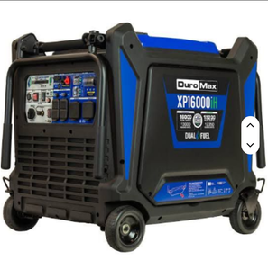 Générateur onduleur bi-carburant DuroMaxx XP16000iH 16000 Watts à démarrage électrique avec télécommande sans fil et alerte CO, outils à main à vendre - Product Image 1