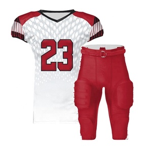 Uniforme de Fútbol Americano Personalizado al por Mayor para Adultos, Manga Corta, 100% Poliéster, Nueva Llegada - Product Image 1