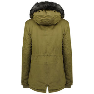 Parka d'hiver longue pour femme sur mesure avec fermeture éclair, imperméable, respirant, capuche et poches pour une utilisation en extérieur - Product Image 2