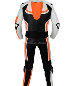 Combinaison de course en cuir personnalisée pour adultes Mono Riders pour karts, motos, motocross - Respirante, coupe-vent, grande taille - Product Image 5