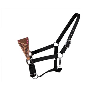 Haute qualité en cuir cheval licou en gros tête collier cheval licou à prix compétitif - Product Image 1
