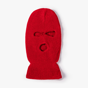 3 Hole Balaclava <b>Face</b> Cover Bandana Men and Women Keep Warm Against Wind Custom Knitted Ski Balaclava Mask - Product Image 4