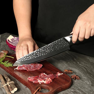 มีดเชฟเหล็กดามัสกัสทำมือพร้อมที่จับไม้ - Product Image 6