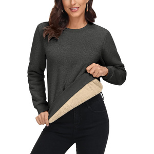 Sweat-shirts pour femmes à la mode, coupe ajustée, nouvelle arrivée, chauds, extensibles, vêtements d'hiver, sweat-shirts et sweats à capuche grande taille - Product Image 6