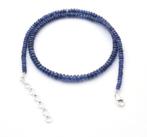 Collier de perles de pierres précieuses avec perles Rondell à facettes en vrac pour les créateurs de bijoux de mode et la fabrication de bijoux - Product Image 5