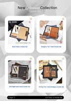 3-en-1 Combo A5 Carnet de notes en liège rigide Porte-clés en métal Dock Hook Cork Pen-Corporate Christmas Promotions Gift Set