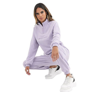 Chándales transpirables de moda precios baratos nueva llegada marca mujeres chándal liso de talla grande chándal OEM de alta calidad - Product Image 6
