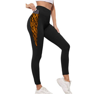 Mallas de Yoga deportivas personalizadas Súper suaves y ligeras para mujeres de talla grande, mallas informales para gimnasio, tela de punto transpirable - Product Image 2