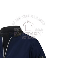 FANTASY WEAR OEM Nouvelle Arrivée Vente en Gros & Conception Personnalisée Veste Courte en Cuir Brodé avec Lettres pour Hommes, Blouson Bomber Certifié CE ISO