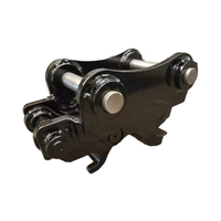 Excellent rapport qualité-prix : Attache rapide pour pelle rétrocaveuse en acier au carbone SLN, jaune, composants hydrauliques, coupleur rapide manuel mécanique