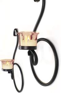 Portavelas decorativo para el hogar, vela metálica confiable para colgar en la pared, tarro de vela de alta calidad estándar disponible - Product Image 6