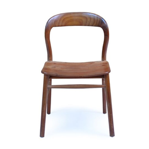 Silla de comedor de teca minimalista moderna para el hogar, apartamento, villa u hotel para muebles de interior - Product Image 4