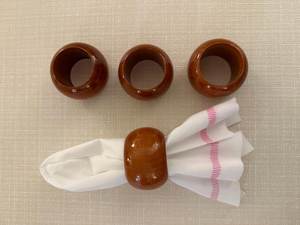 Modern Eco-Friendly Napkin <b>Rings</b> <b>Resin</b> Metal Wood & Glass Customized Size Table Decor by MS Handicraft - Product Image 3