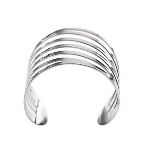 Tabletop Accessories Napkin Ring Holder Cuff Cut Design New Look Stainless Steel Napkin Ring and Wholesale Price - Product Image 1