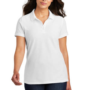 Elegant Women Solid for <b>Shirt</b> Classic Fit Featuring Button Collar Knitted Fabric Anti-Wrinkle Breathable Smooth Finish for Work - Product Image 1