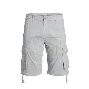 Pantalon cargo de style hip hop de couleur Gary clair pour hommes tailles personnalisées style fitness extensible avec poche pour vêtements d'été - Product Image 1