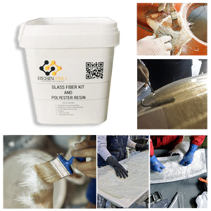 ชุดซ่อมโพลีเซอร์เรซิ่นและไฟเบอร์กลาสแบบทำมือสำหรับ700Gr พื้นผิว - Product Image 3