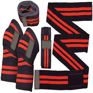 Enveloppes de genou d'entraînement de gymnastique personnalisables équipement de protection d'haltérophilie en néoprène avec logo réglable pour le fitness - Product Image 3