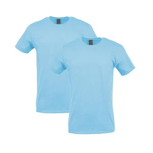 Logo de broderie 3D personnalisé de haute qualité T-shirt unisexe T-shirt épais et uni pour la course à pied - Product Image 4