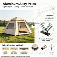 Tente de camping haut de gamme pour animaux de compagnie, aventure en plein air, polyester recyclé RPET, poteaux en alliage d'aluminium, imperméable, pliable, maison pour chien et chat, OEMODM