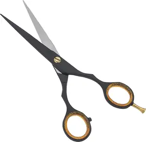 Черные Парикмахерские Ножницы Парикмахерская резка острые бритвенные ножницы для парикмахерской