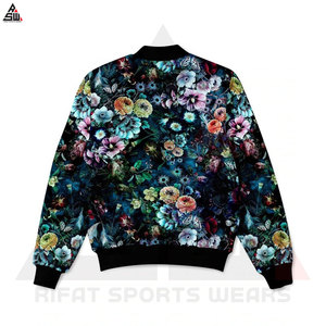 New Style Customized Winter Bomber <b>Jacket</b> with High Quality Sublimation Printing Front Logo Design Windproof <b>Men's</b> - Product Image 2