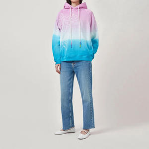 Sweats à capuche personnalisés de luxe aux couleurs dégradées pour hommes et sweat-shirt unisexe à manches longues de haute qualité avec service OEM sweats à capuche pour hommes - Product Image 5