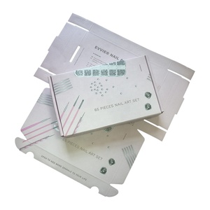 Boîte d'expédition de luxe pour kit de manucure, rose, moderne, en carton ondulé, avec impression recto-verso - Product Image 6