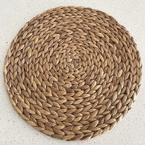 Premium quality water hyacinth place mat charger plates for wedding table accent wholesale - Product Image 1