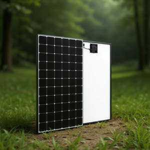 Panneau solaire monocristallin PERC Maxeon Solar 440W noir sur blanc 66 cellules avec couvercle avant en verre - Product Image 3