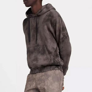 Blank Cropped <b>Hoodie</b> Vintage Distressed Acid Washed Loose Cropped <b>Hoodie</b> Men Streetwear Blank Raw Hem <b>Crop</b> <b>Zip</b> <b>up</b> basics <b>Hoodie</b> - Product Image 2