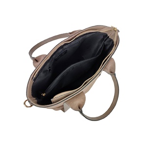 Bolso de mano suave en gamuza auténtica y cuero de dolar - Hecho en Italia - Art. 24030SD - Product Image 3