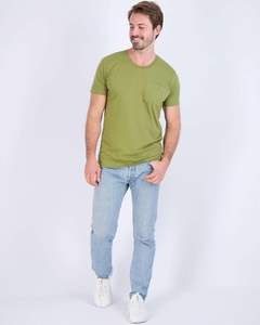 Camiseta Esencial para Hombre, Mezcla Cómoda, Tejido Suave, Corte Regular, Color Sólido, Transpirable, Secado Rápido, Ecológica, Ligera, para Uso Diario - Product Image 5