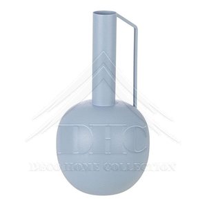 Florero de metal elegante de primera calidad, exhibiciones florales duraderas hechas a mano de hierro ovalado único para bodas y otras ocasiones - Product Image 4